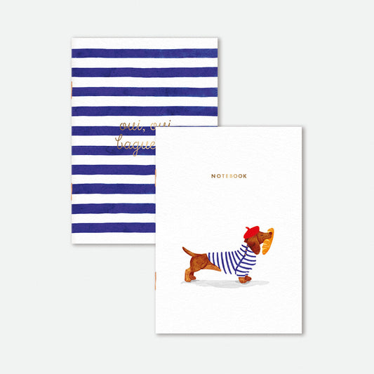 Duo carnets Oui baguette