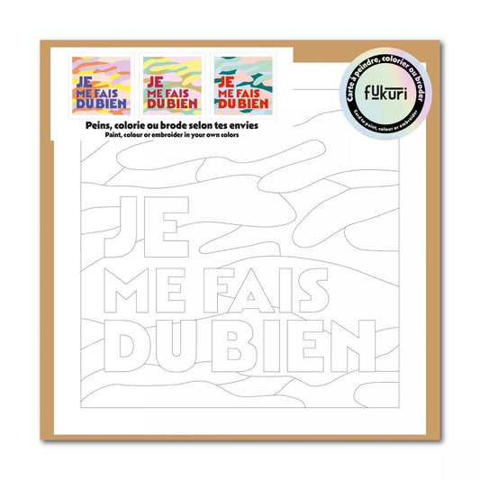Carte créative - Je me fais du bien