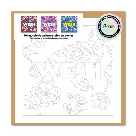 Carte créative - Wesh