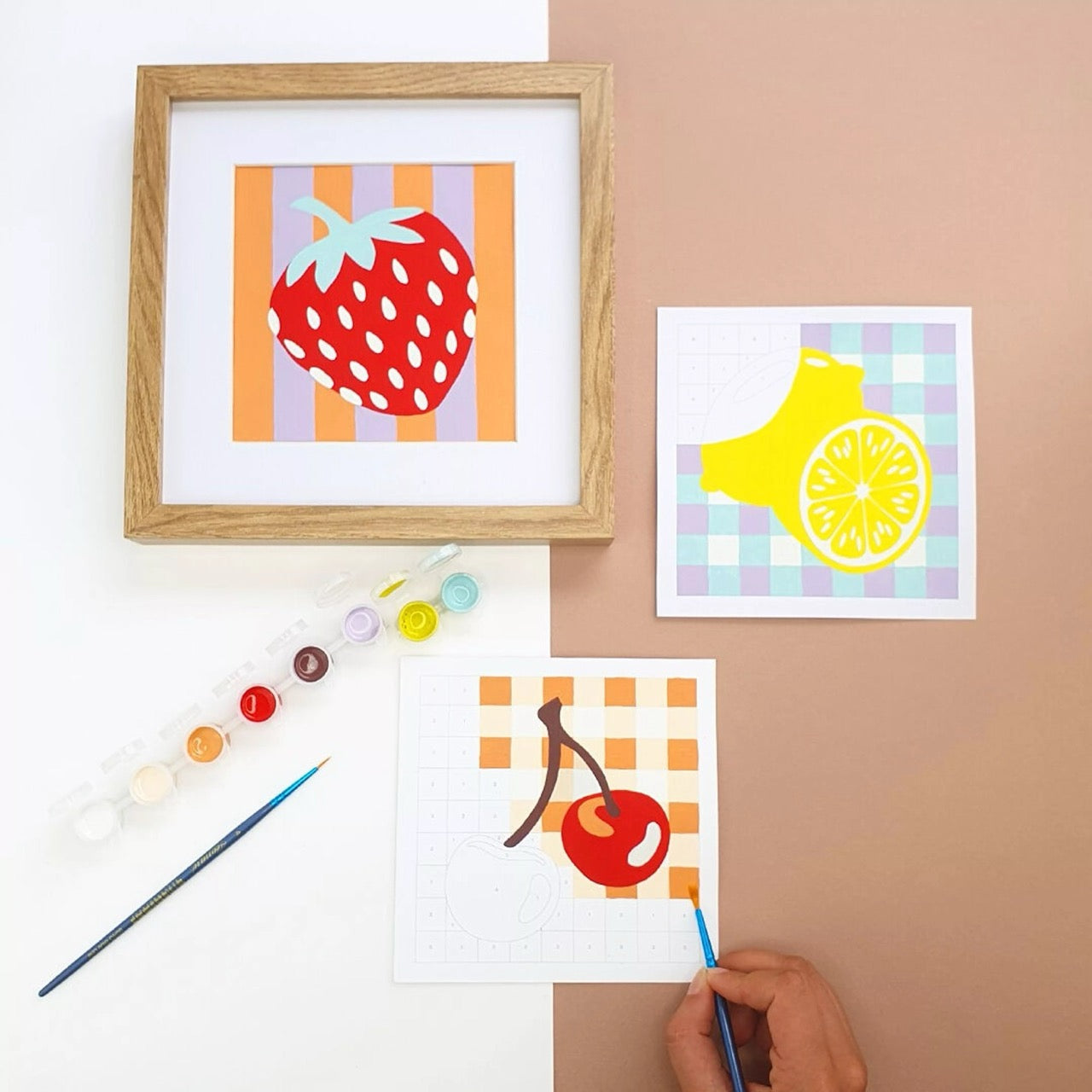 Kit de peinture Fruits