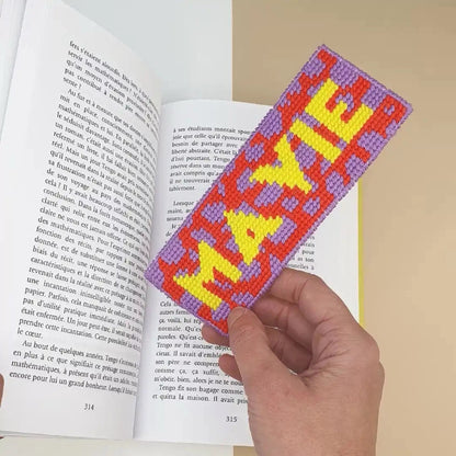 Kit de canevas marque-pages Ma Vie