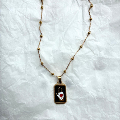 Collier Main noir