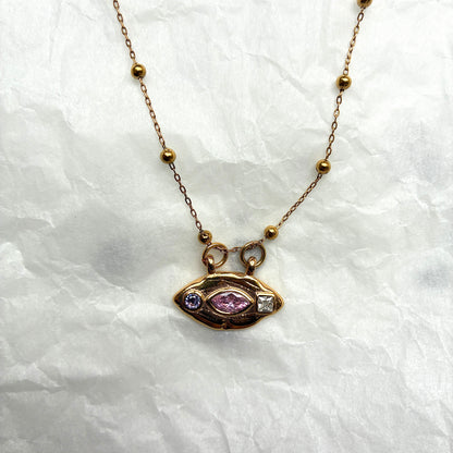 Collier Oeil à strass