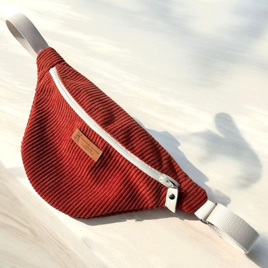 Sac banane - Velours Terra