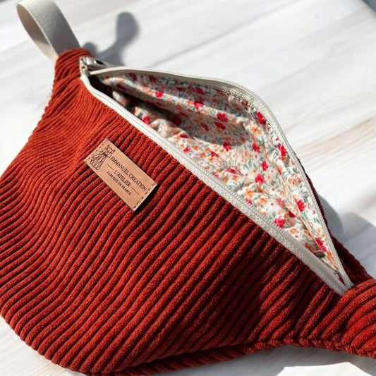 Sac banane - Velours Terra