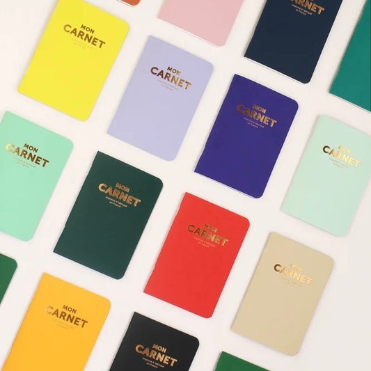 Carnets de poche colorés (couleur au choix)