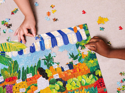 Puzzle Fruit market 1000 pièces