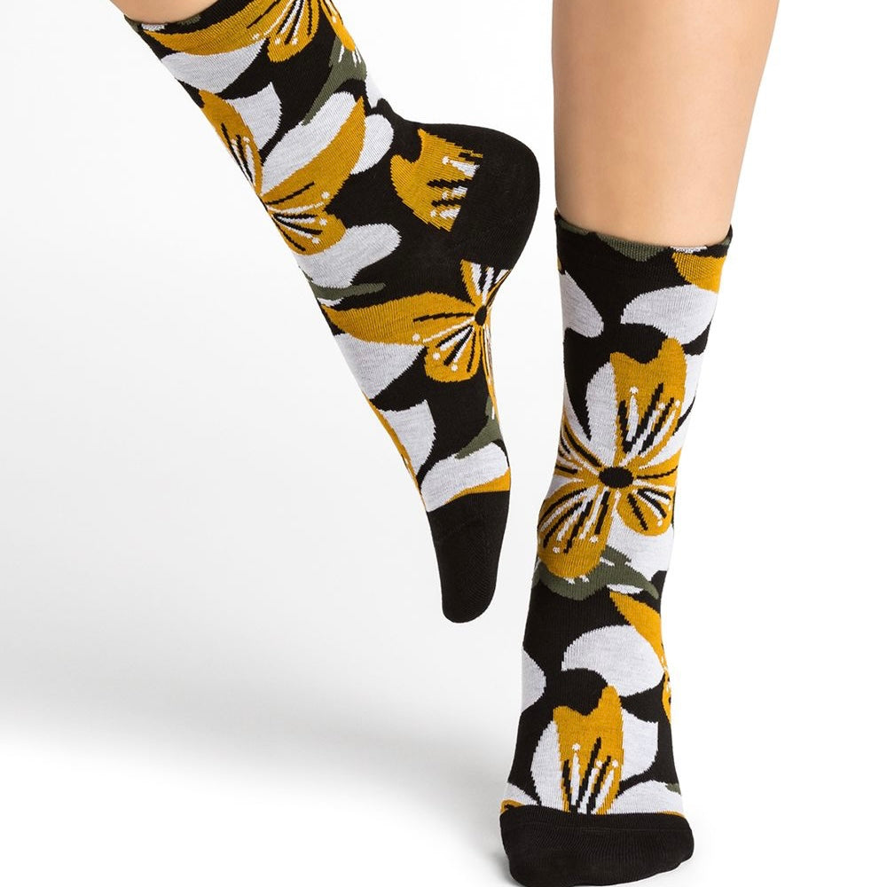 Chaussettes Fleurs tigrées T36/40