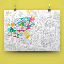Charger l&#39;image dans la galerie, Poster à colorier Dinos
