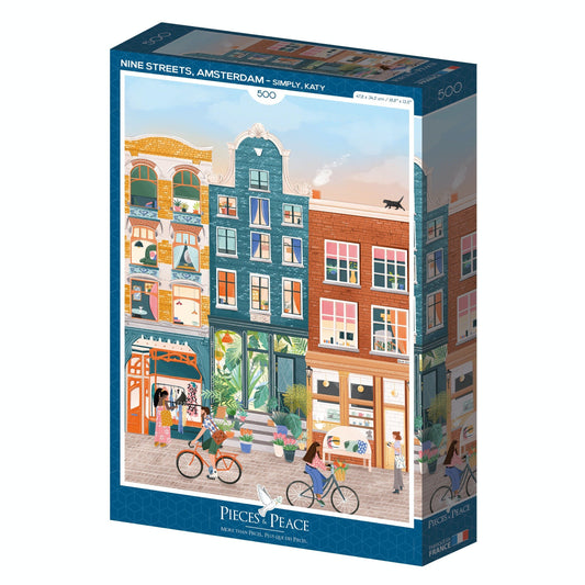Puzzle Nine streets, Amsterdam 500 pièces