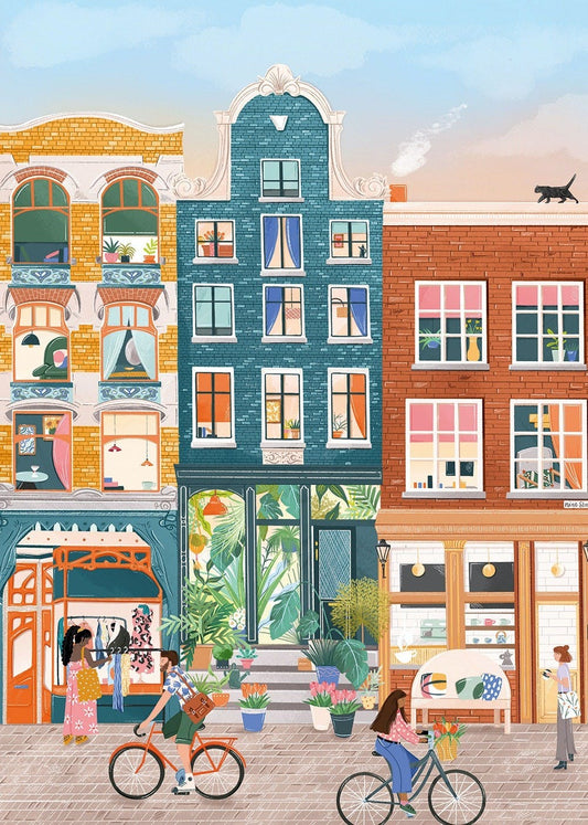 Puzzle Nine streets, Amsterdam 500 pièces