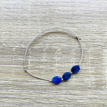 Charger l&#39;image dans la galerie, Bracelet Candy argenté avec pierres semi-précieuses
