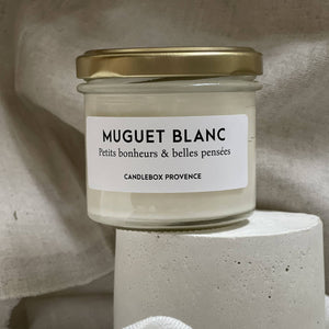 Bougie Muguet blanc