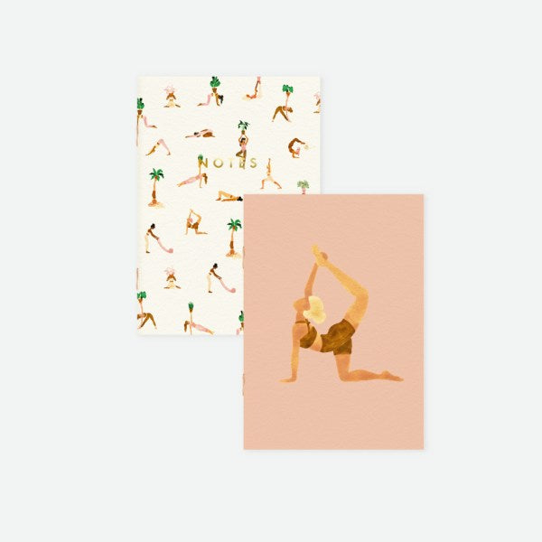 Duo carnets New yoga