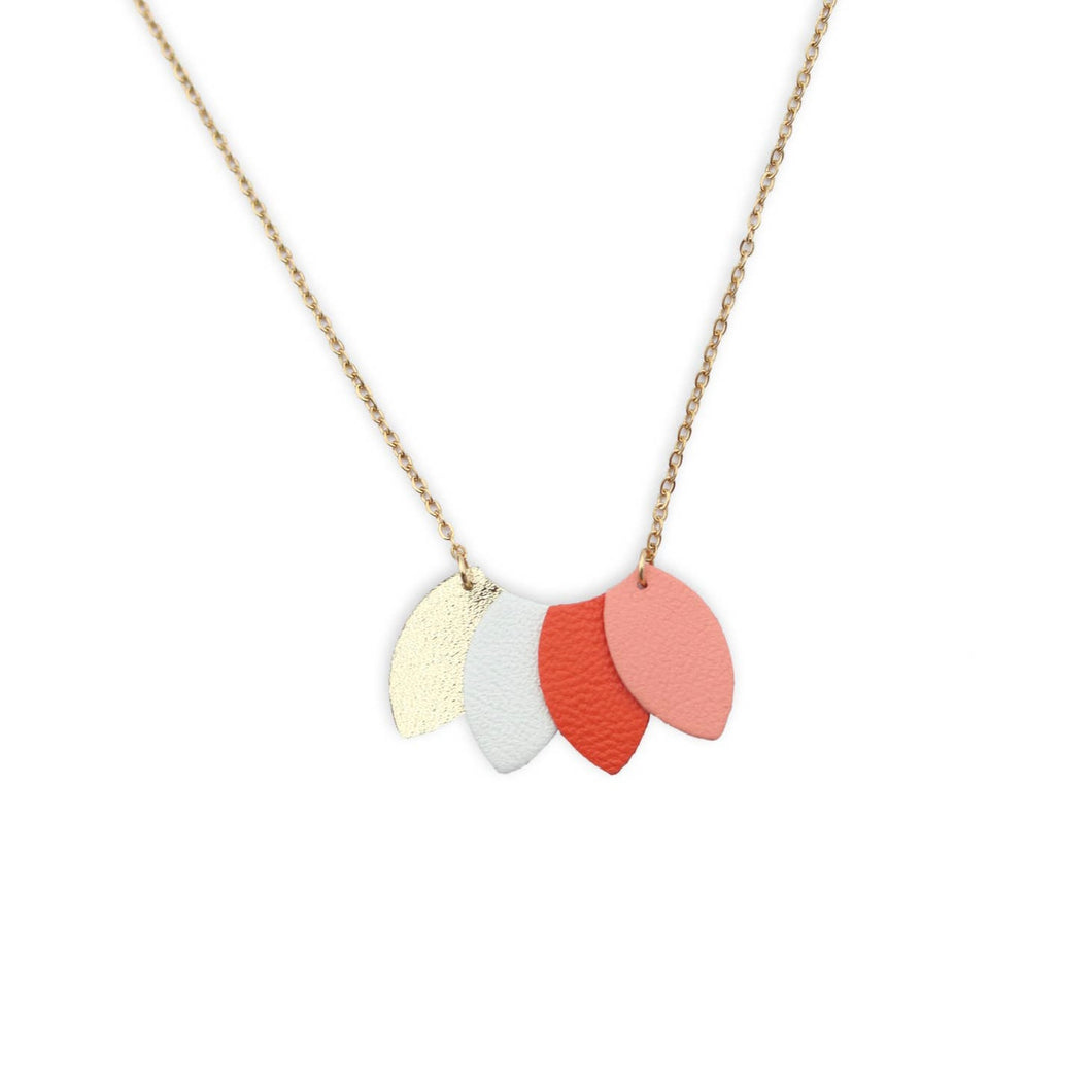 Collier Frida framboise