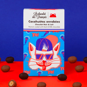 Cacahuètes enrobées de chocolat - Chat