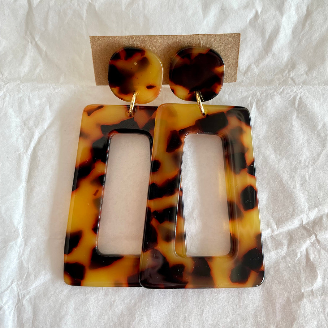 Boucles d’oreilles Romy léopard
