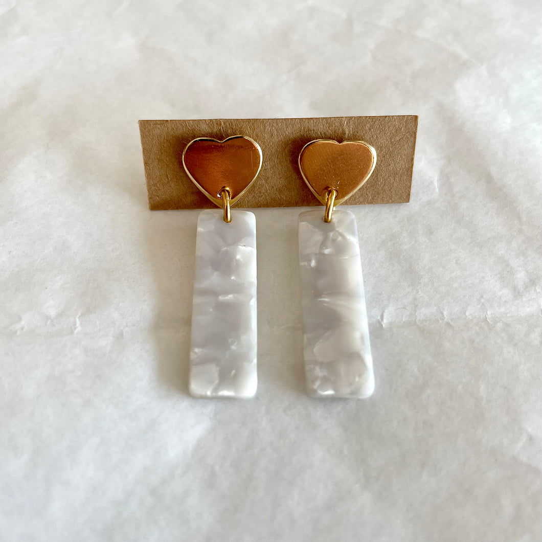 Boucles d’oreilles Charlie ❤️ nacre