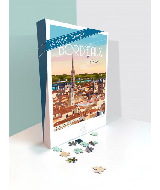 Puzzle Bordeaux les toits 1000 pièces