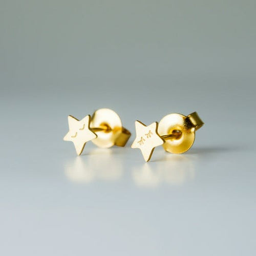 Boucles d'oreilles puces Étoiles - Do you speak français ?