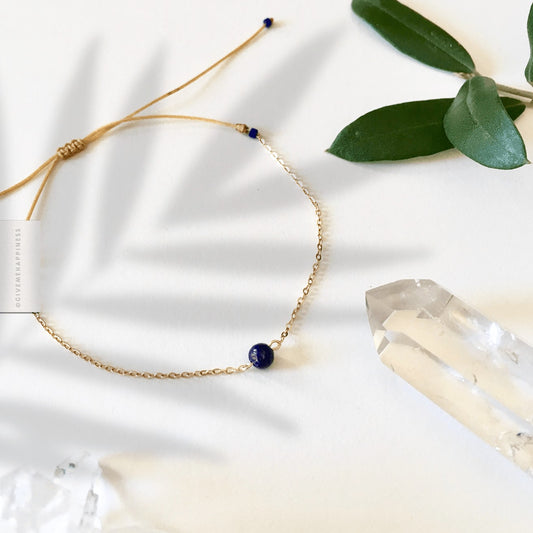 Bracelet Lapis Lazuli - Do you speak français ?