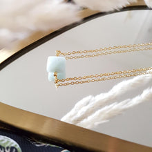 Charger l&#39;image dans la galerie, Collier Abby avec pierres semi-précieuses (au choix) - Do you speak français ?
