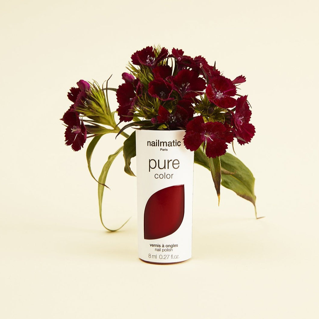 Vernis biosourcé Kate - rouge bordeaux - Do you speak français ?