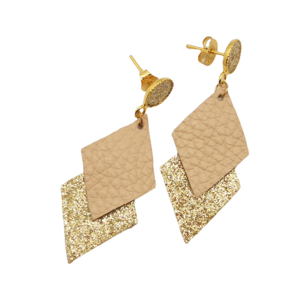 Boucles d'oreilles Marine rose