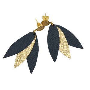 Boucles d'oreilles Gaëlle bleu