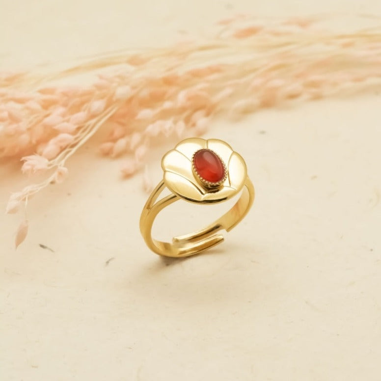Bague Copacabana cornaline