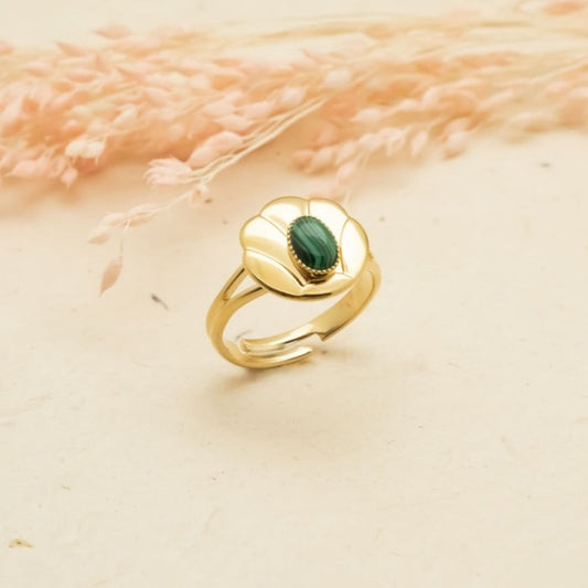 Bague Copacabana malachite