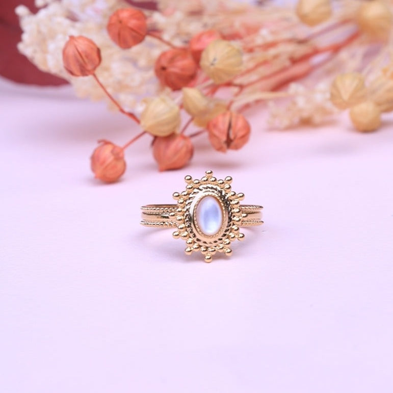 Bague Marquise nacre