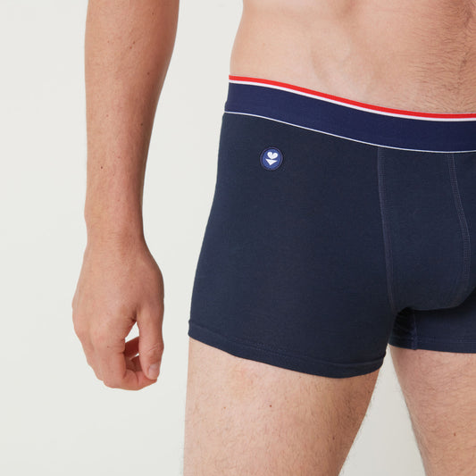 Boxer bleu marine