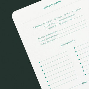 Carnet de Recettes Chef