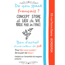 Charger l&#39;image dans la galerie, Bon cadeau d&#39;une valeur de 100€ - Do you speak français ?
