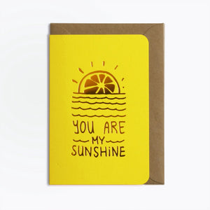 Carte double avec enveloppe - Sunshine - Do you speak français ?