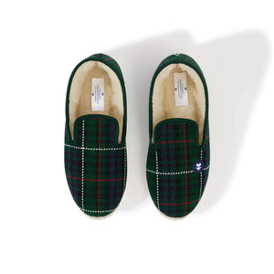 Charentaises Tartan vert