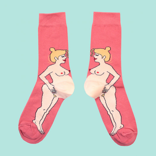 Chaussettes Femme enceinte blonde T35-44 - Do you speak français ?