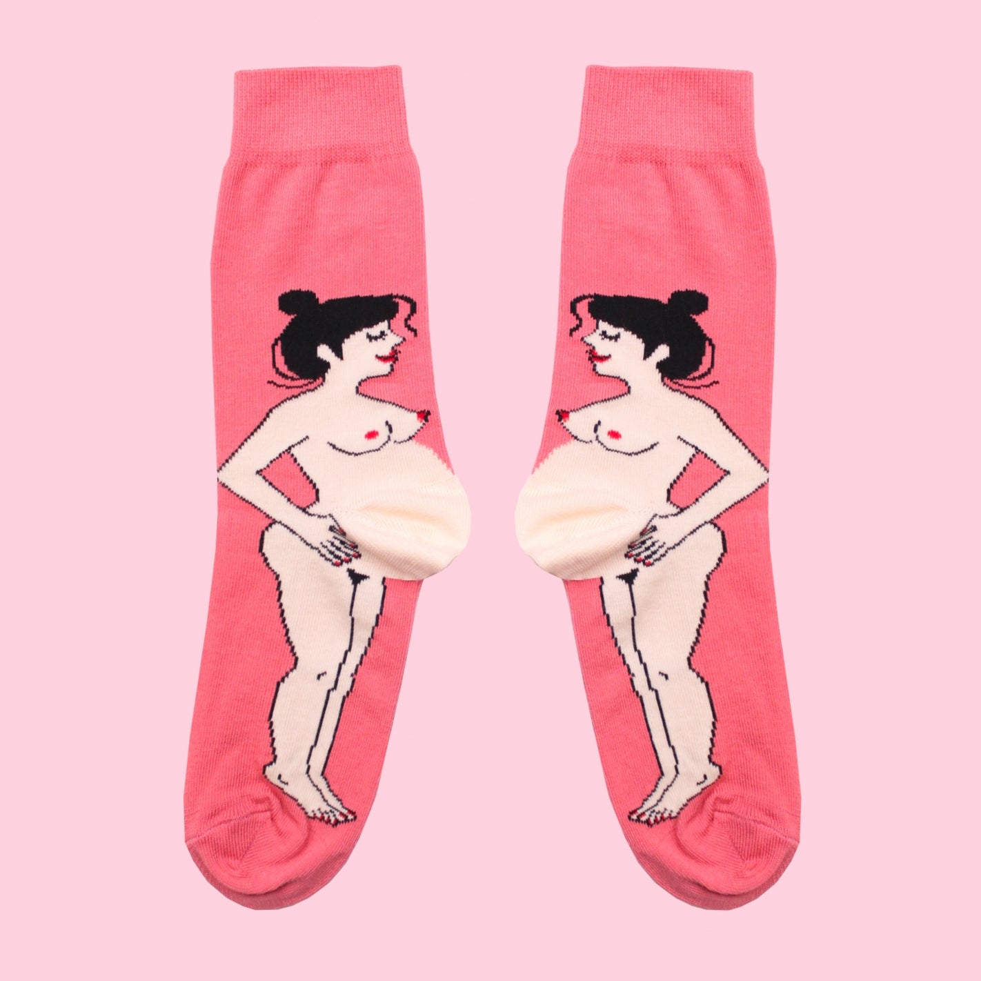 Chaussettes Femme enceinte brune T35-44 - Do you speak français ?