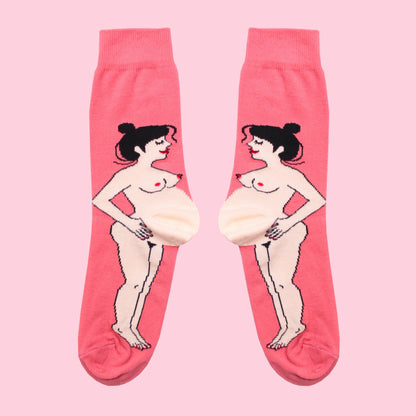 Chaussettes Femme enceinte brune T35-44 - Do you speak français ?