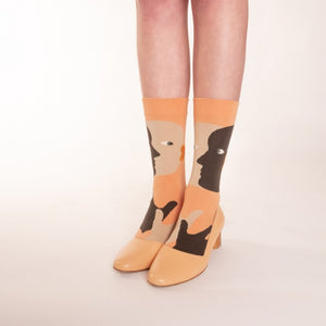 Chaussettes Oreille terre d'ombre - Do you speak français ?