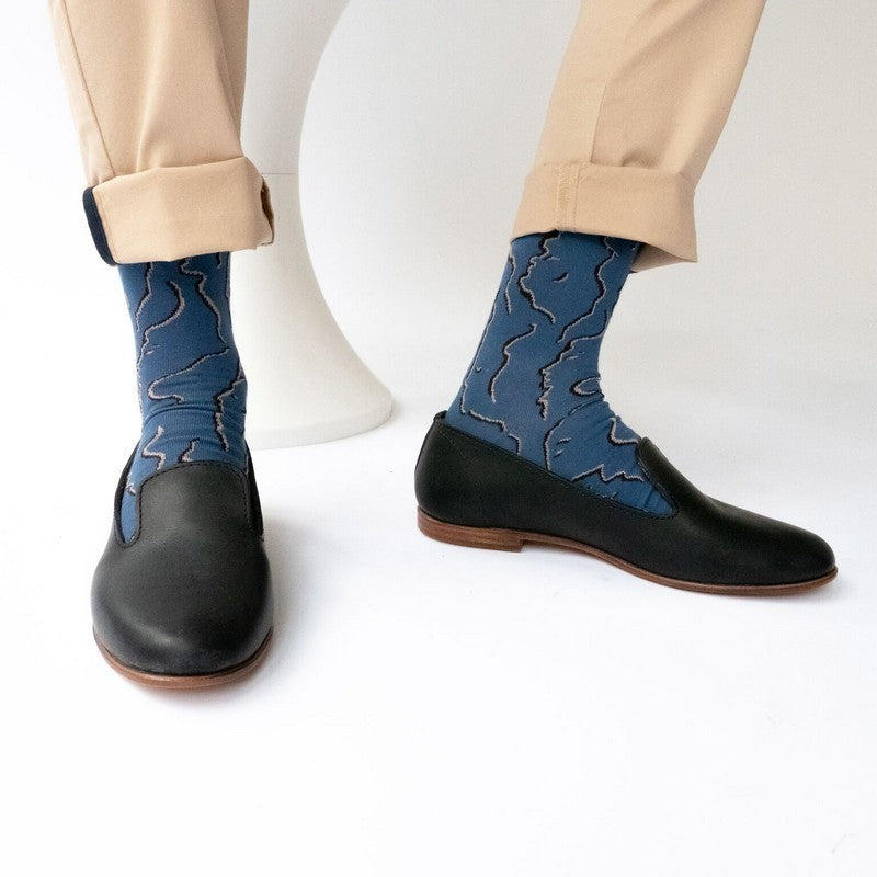 Chaussettes Profil denim - Do you speak français ?