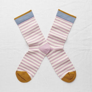 Chaussettes Rayures bois de rose - Do you speak français ?