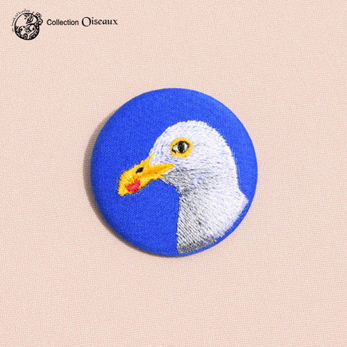 Broche petit format Goéland - Do you speak français ?