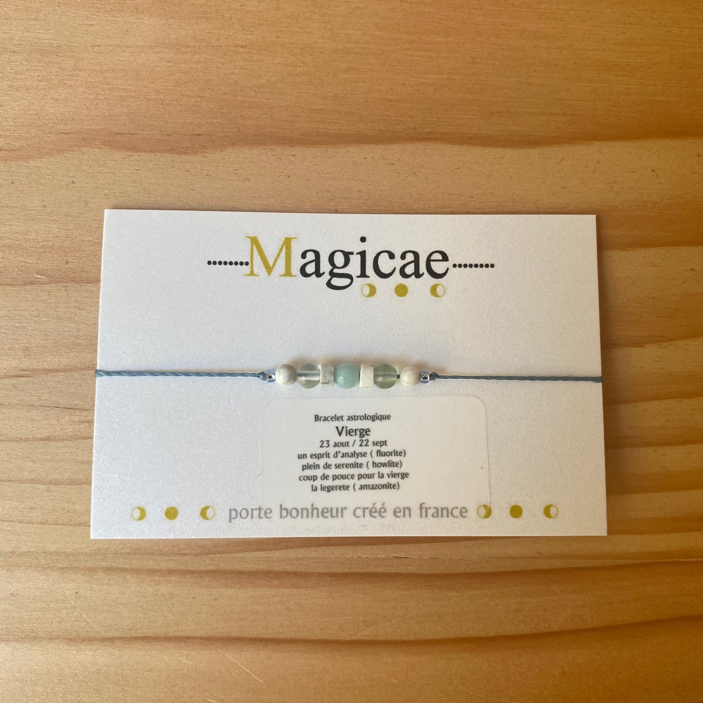 Bracelet pierres semi-précieuses (signes astrologiques)