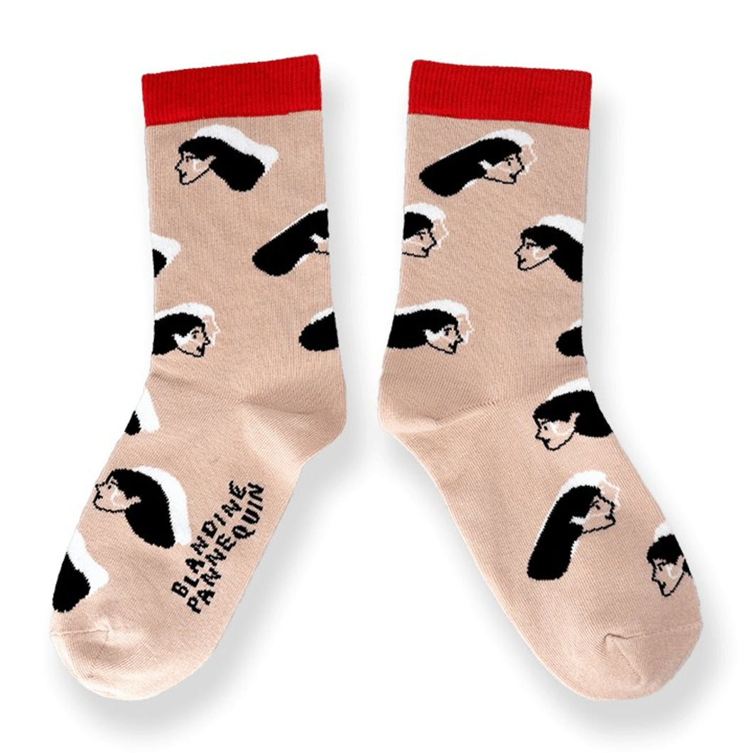 Chaussettes Woman heads T42-46