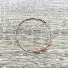 Charger l&#39;image dans la galerie, Bracelet Candy argenté avec pierres semi-précieuses
