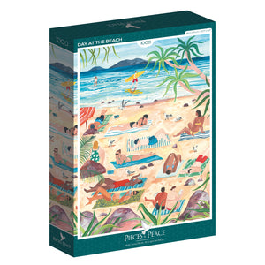 Puzzle Day at the beach 1000 pièces
