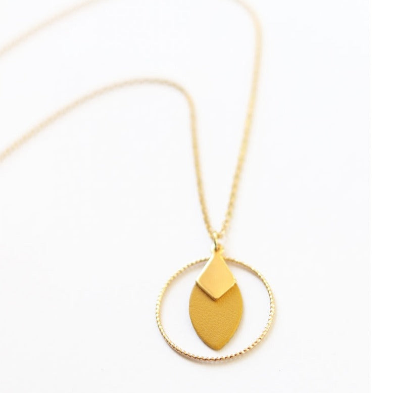 Collier Lou jaune