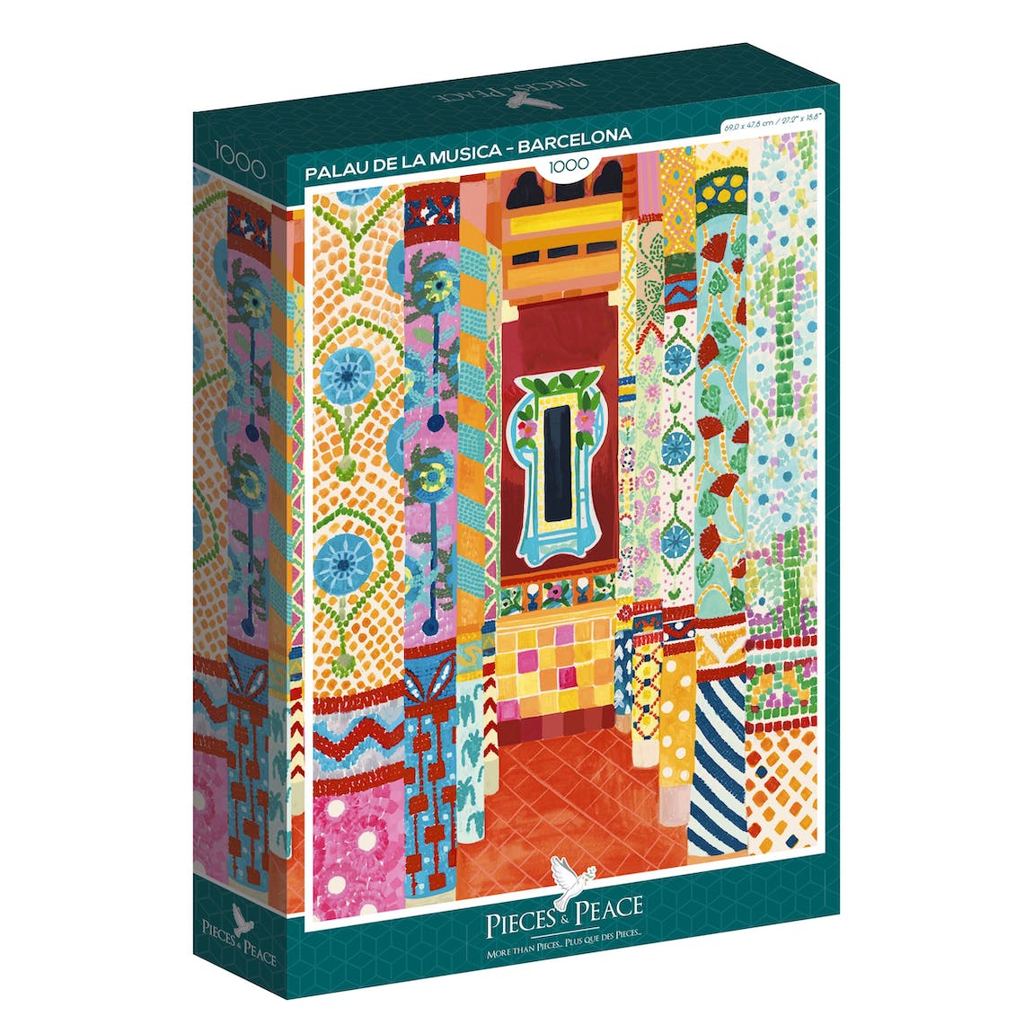 Puzzle Palau de la Musica Barcelona 1000 pièces